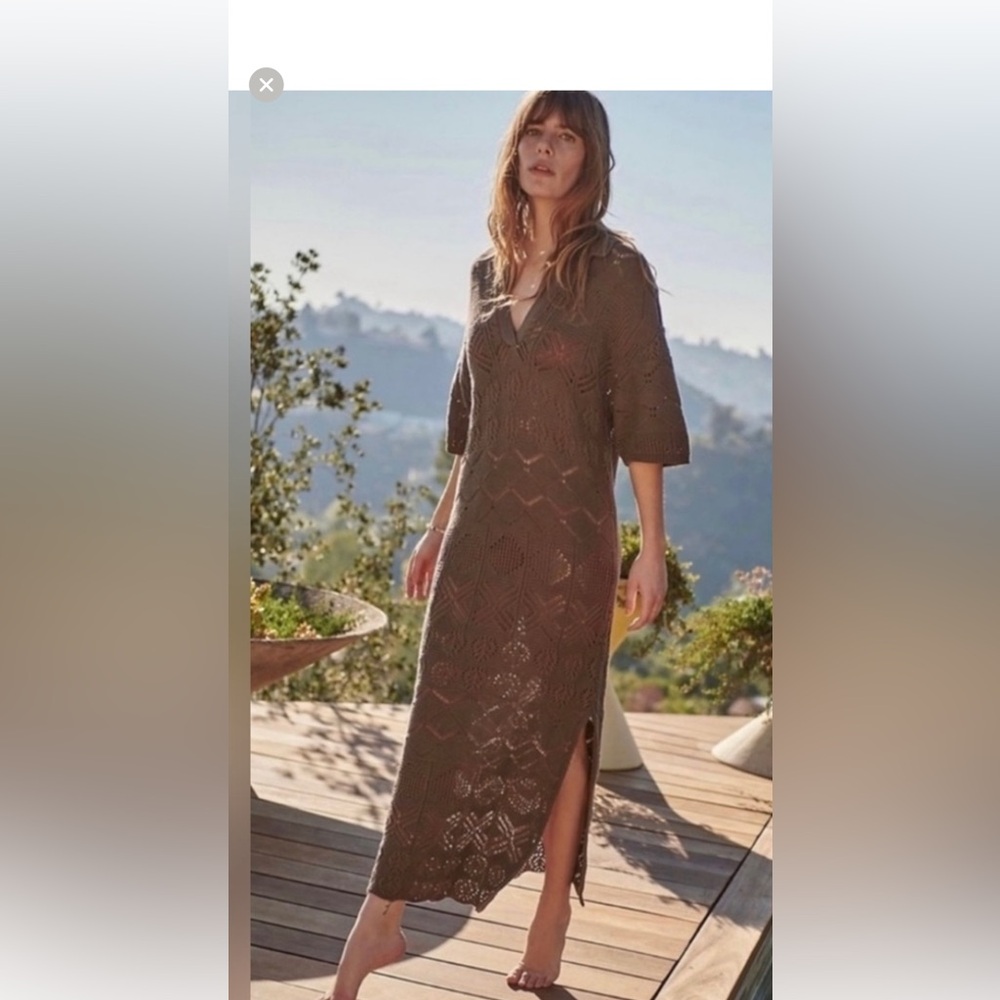 Free People XS Islamorada Faucchet maxi dress